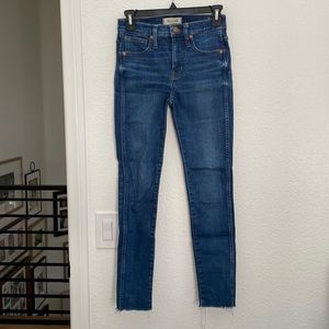 Madewell 9” high rise skinny Jean
